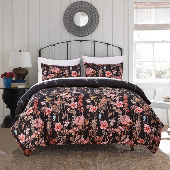 COPY - New Queen flowers pattern Set of2 Pillowcases Duvet cover - Picture 2 of 10